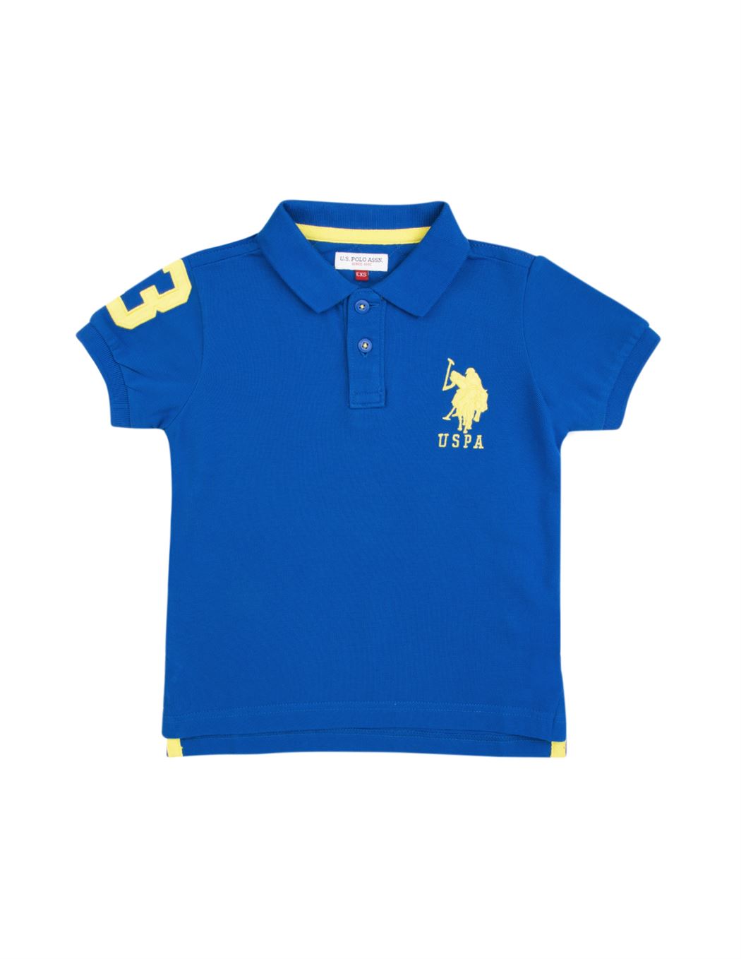 U.S. Polo Assn. Boys Solid Cotton Pique Polo Shirt